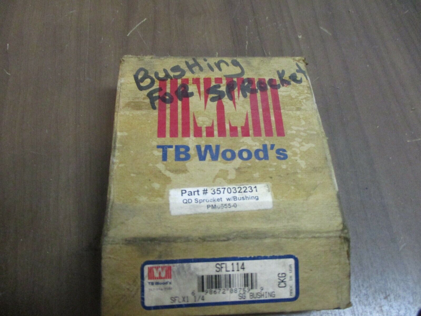 TB Wood's SG Bushing SFL114 1 1/4" New Surplus
