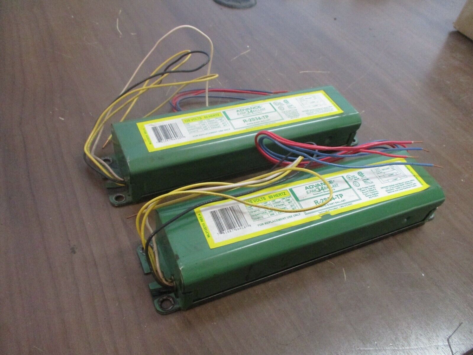 Advance E-Pak 34 Rapid Start Ballast R-2S34-TP 120V 60Hz *No Box* *Lot of 2*