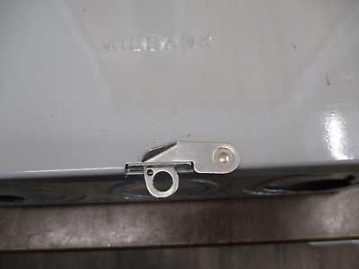 Milbank Meter Socket 9700 200A 600V 3Ph 4W 3R Enclosure Used
