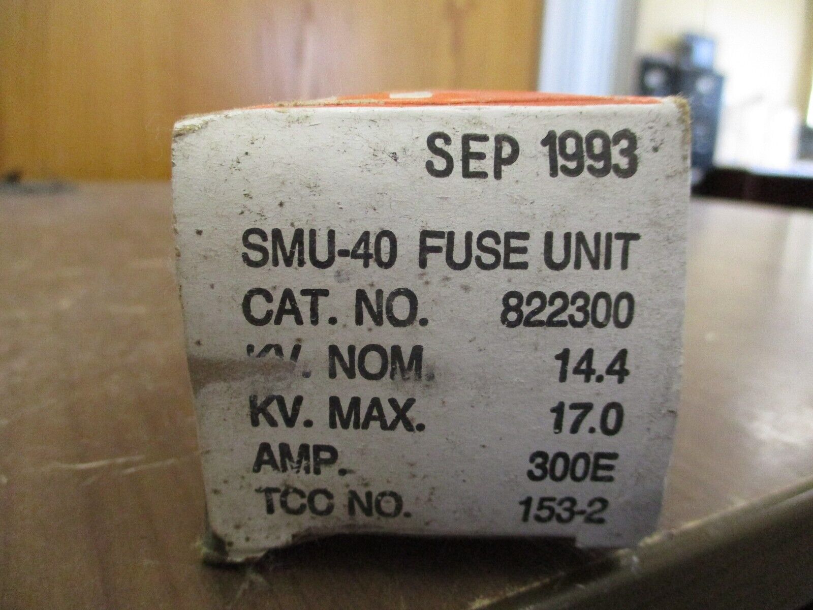 S&C SMU-40 Fuse Unit 822300 300E 14.4kV New Surplus