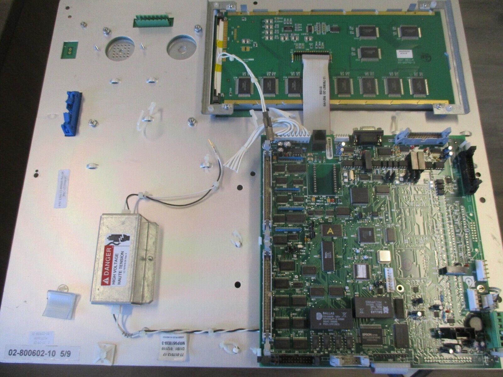 Liebert ActivePower UPS Display Assembly 02-800602-10 Used