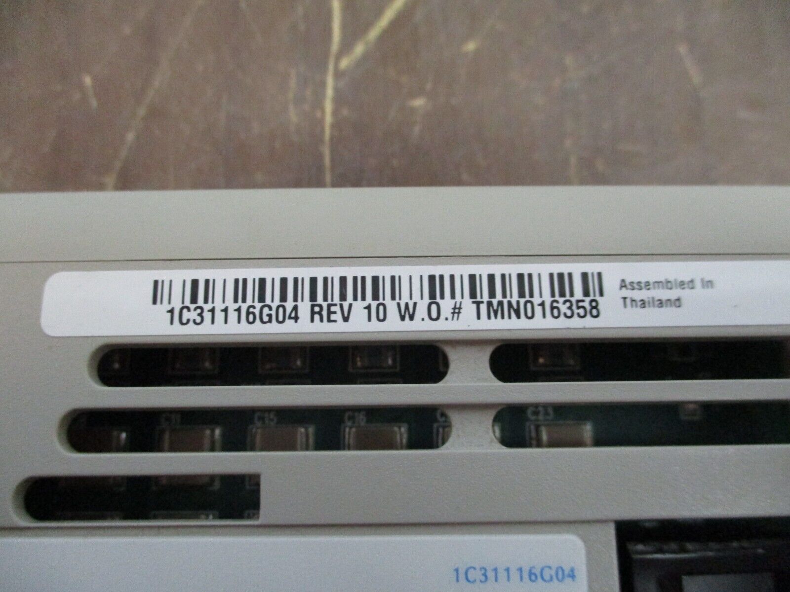 Emerson Ovation Analog Input Module 1C31116G04 Rev. 10 Used