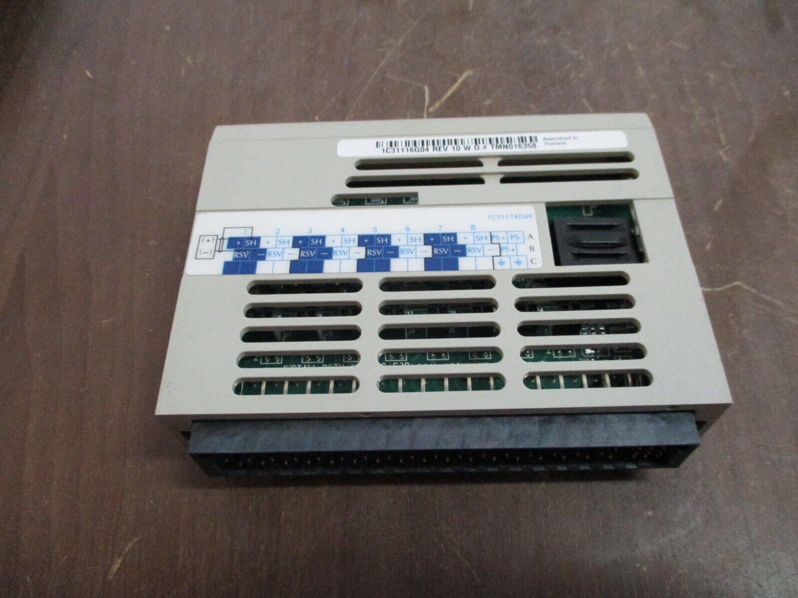 Emerson Ovation Analog Input Module 1C31116G04 Rev. 10 Used