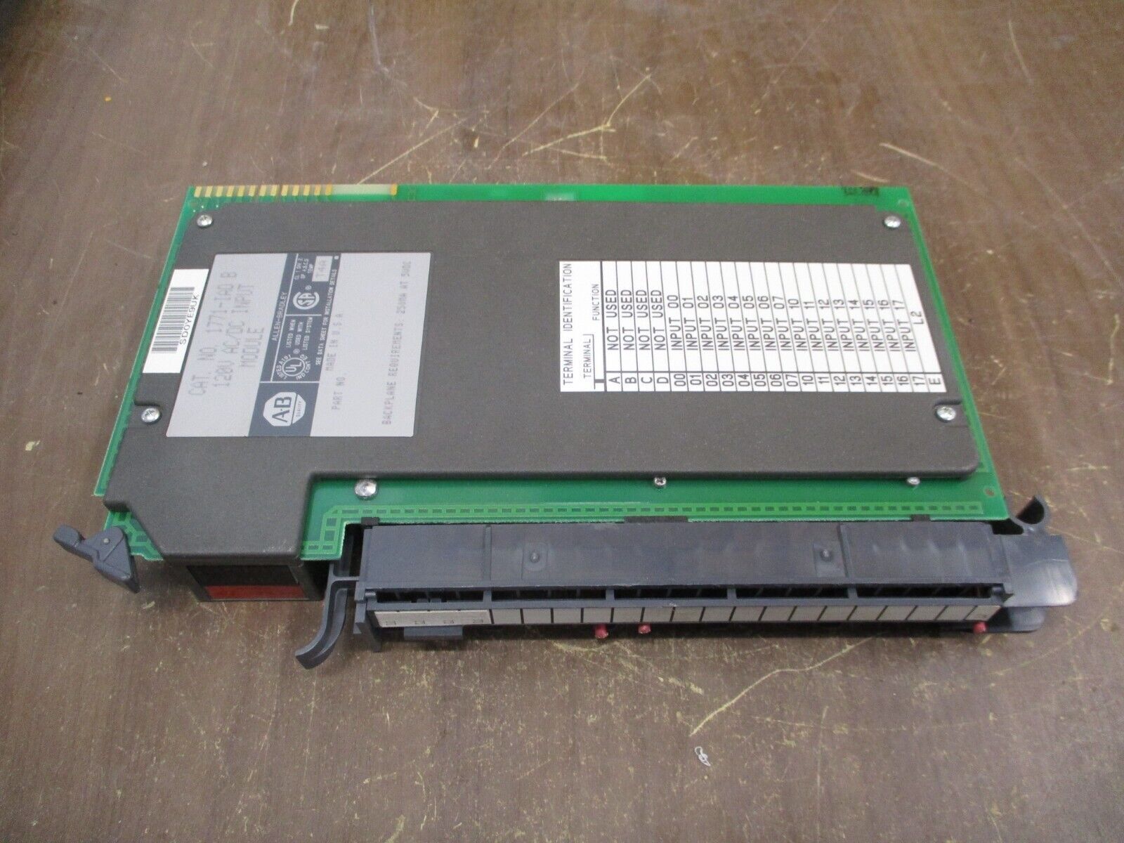 Allen-Bradley AC/DC Input Module 1771-IAD B 120V Used