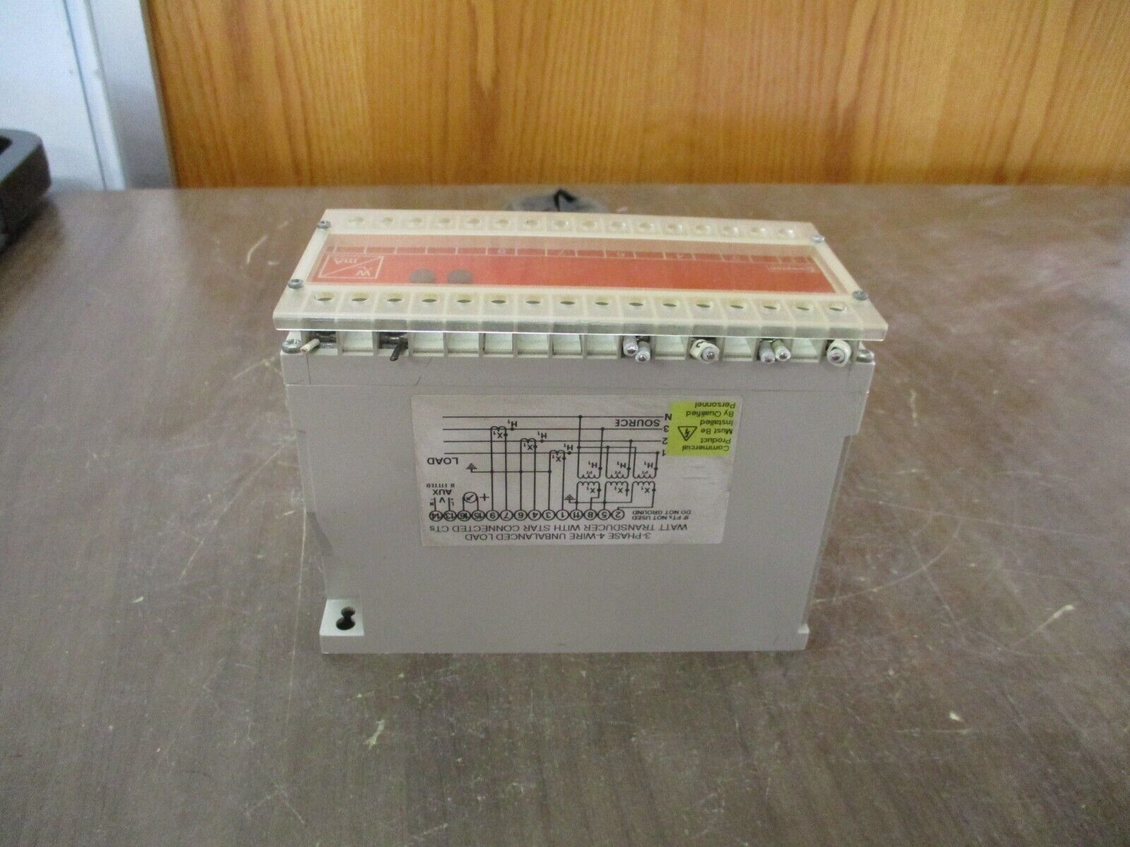 Crompton Paladin Transducer 256-TWNU 0-2000kW 60Hz PT: 288:120 CT: 2500:5 Used