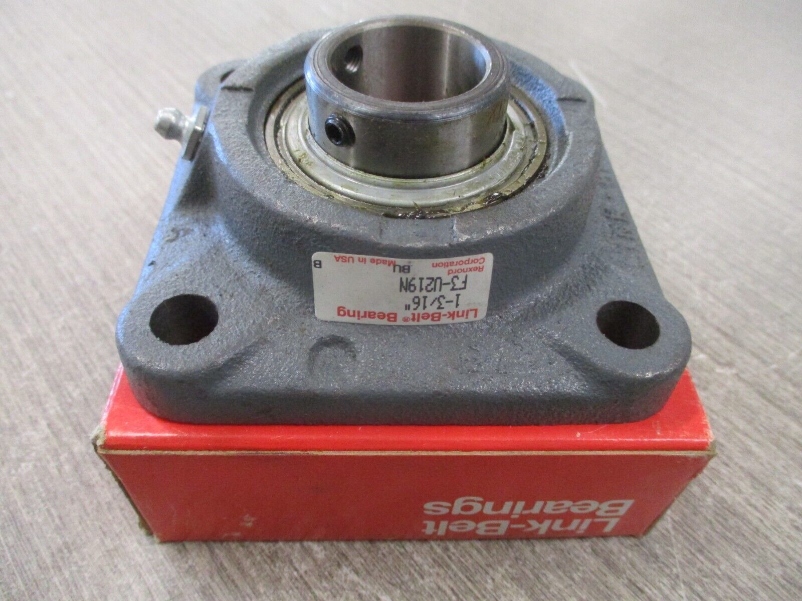Link-Belt Flange Mount Bearing F3U219N 1-3/16" New Surplus