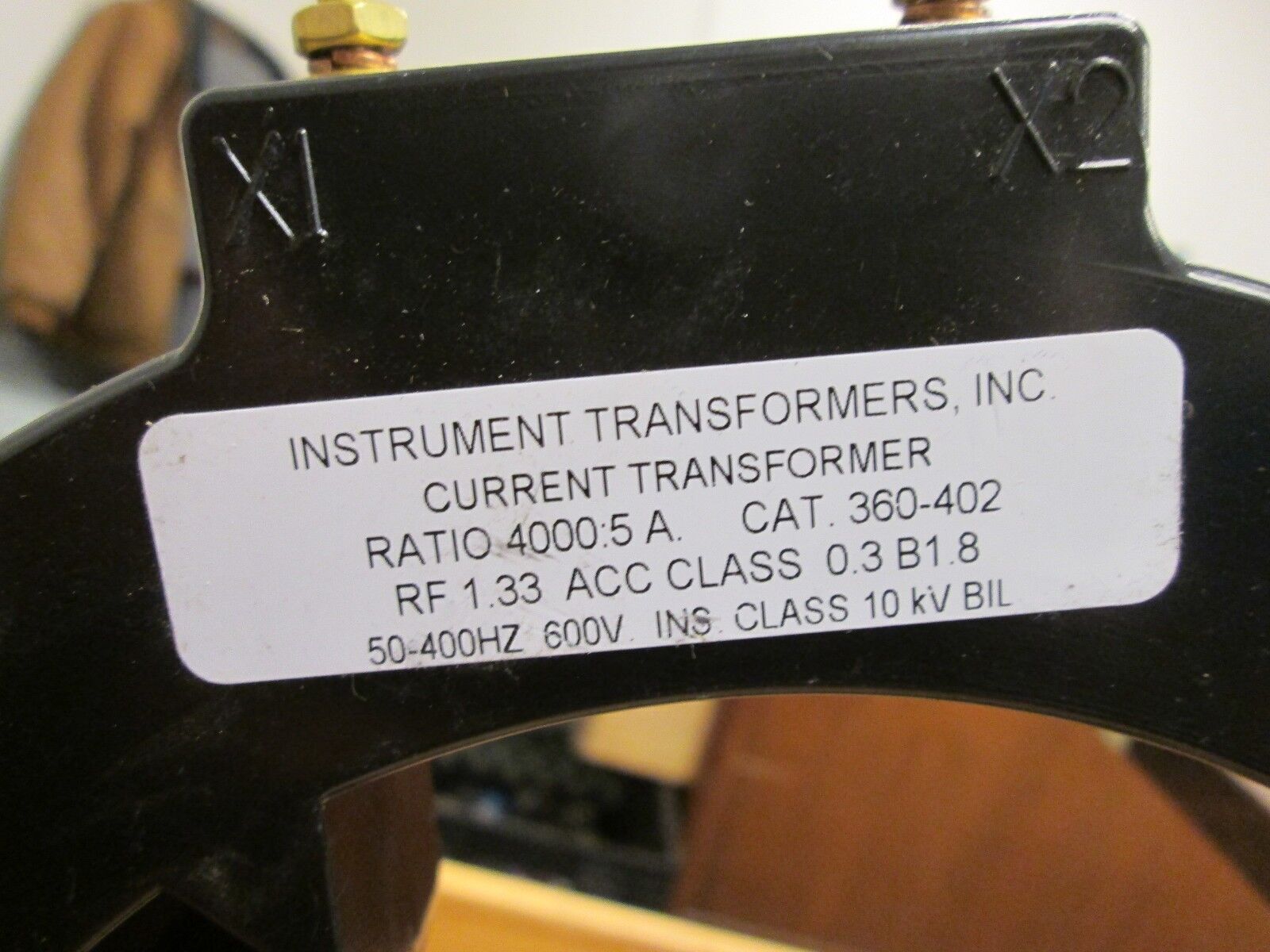 Instrument Transformers Current Transformers 360-402 Ratio 4000:5A New Surplus