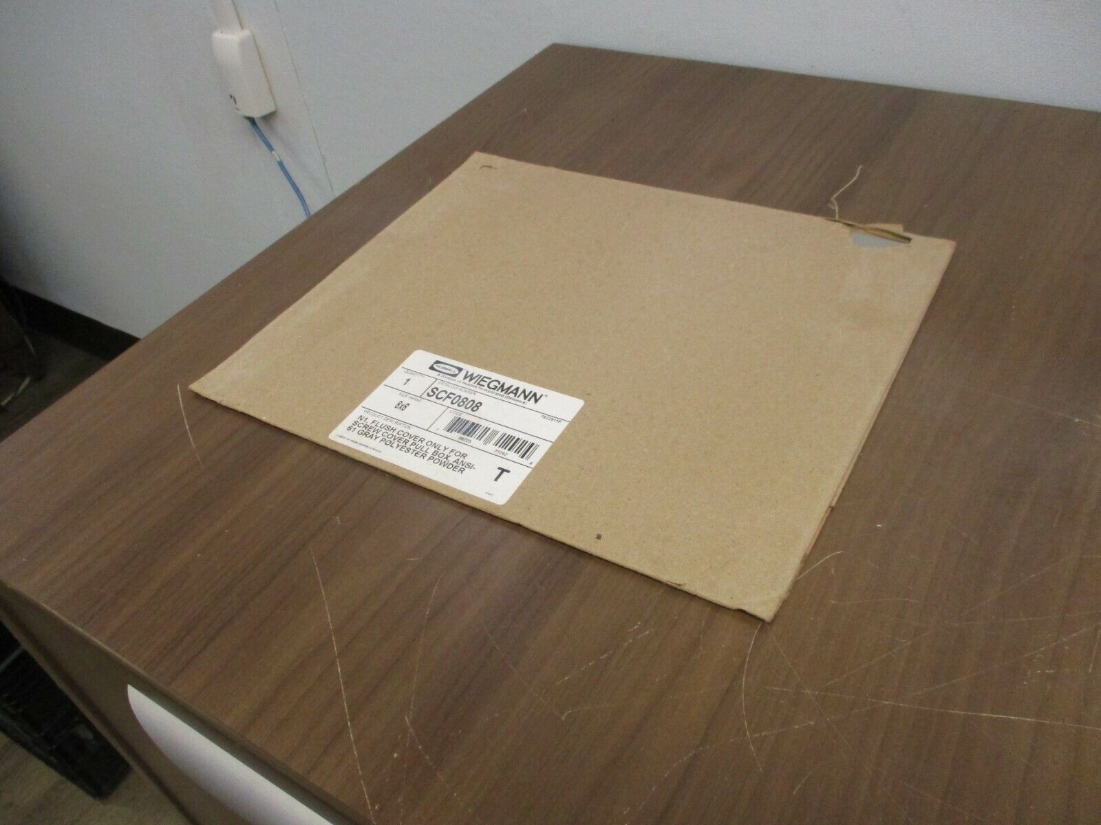 Hubbell Wiegmann Flush Cover SCF0808 Size: 8x8" New Surplus