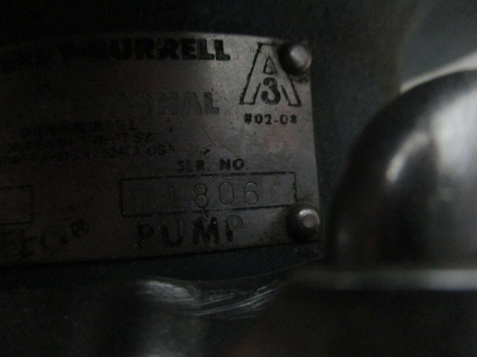 Cherry-Burrell Pump w/ DC Motor 0-F 1/4HP 1800RPM 90V 2.9A EA56C Frame Used