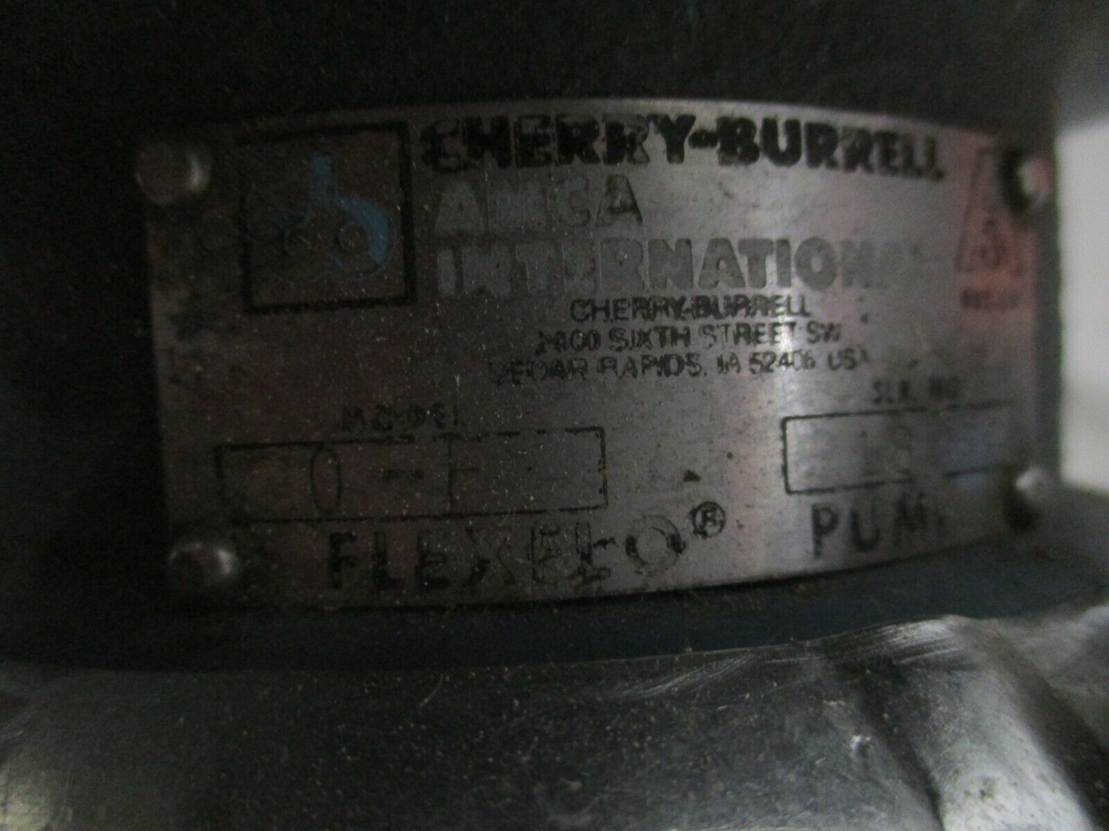 Cherry-Burrell Pump w/ DC Motor 0-F 1/4HP 1800RPM 90V 2.9A EA56C Frame Used