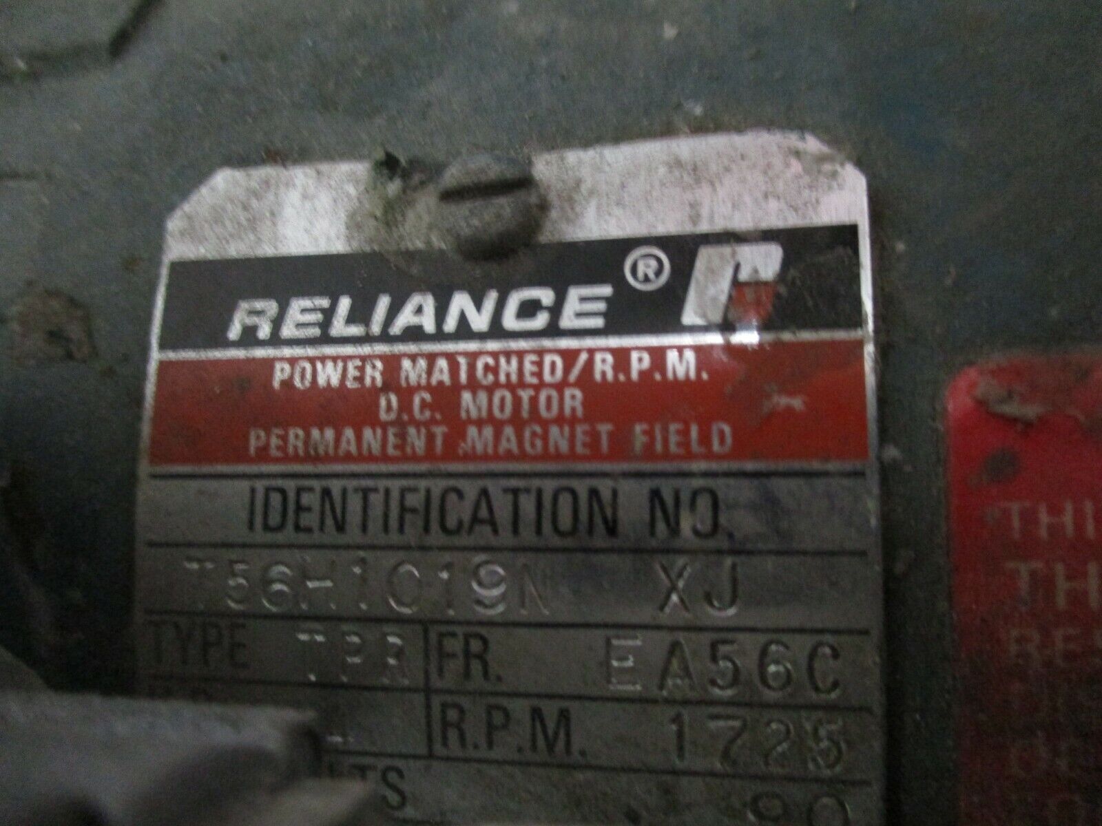 Cherry-Burrell Pump w/ DC Motor 0-F 1/4HP 1800RPM 90V 2.9A EA56C Frame Used