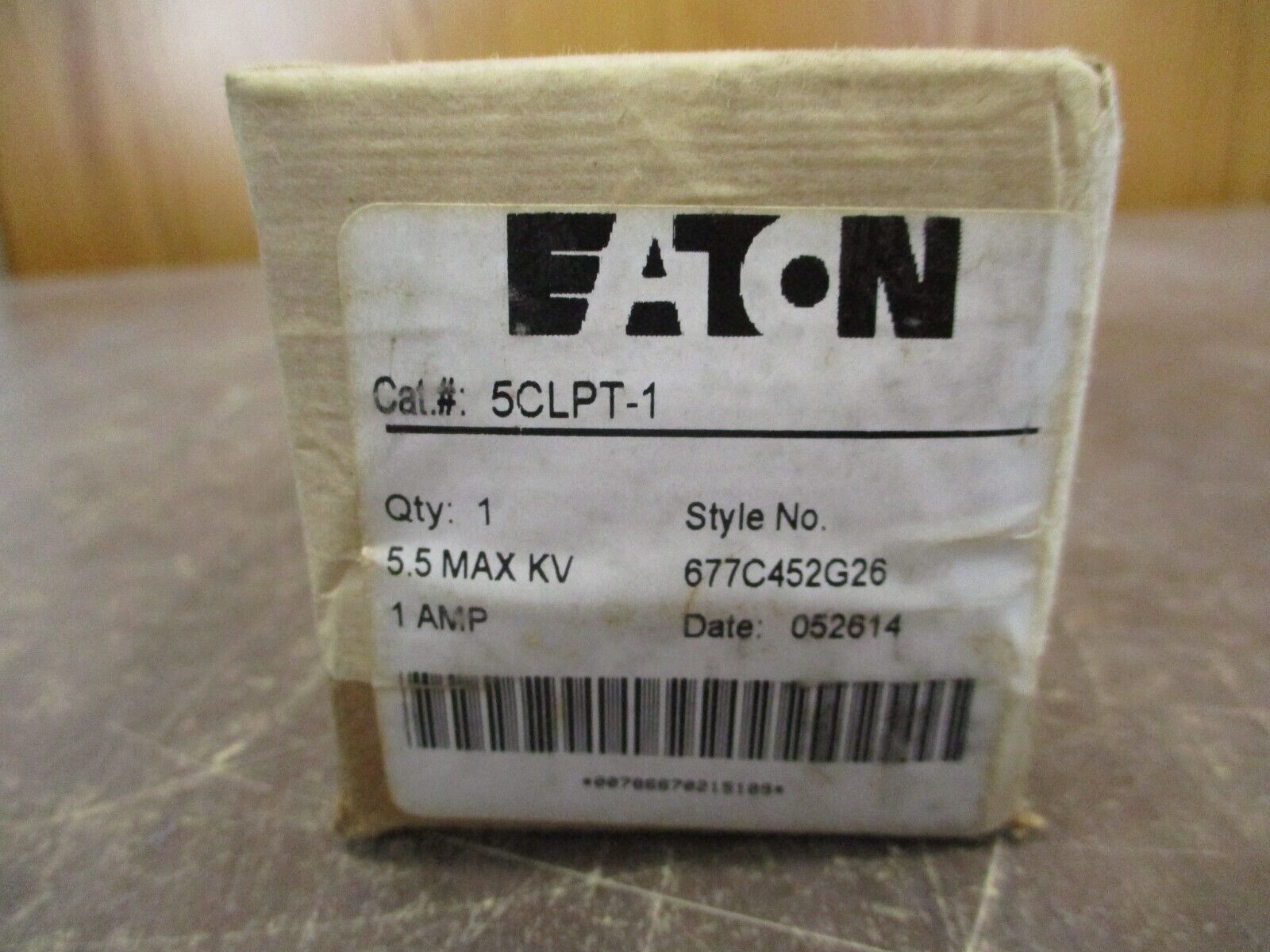 Eaton Fuse 5CLPT-1 5.5kV Style #: 677C452G26 New Surplus