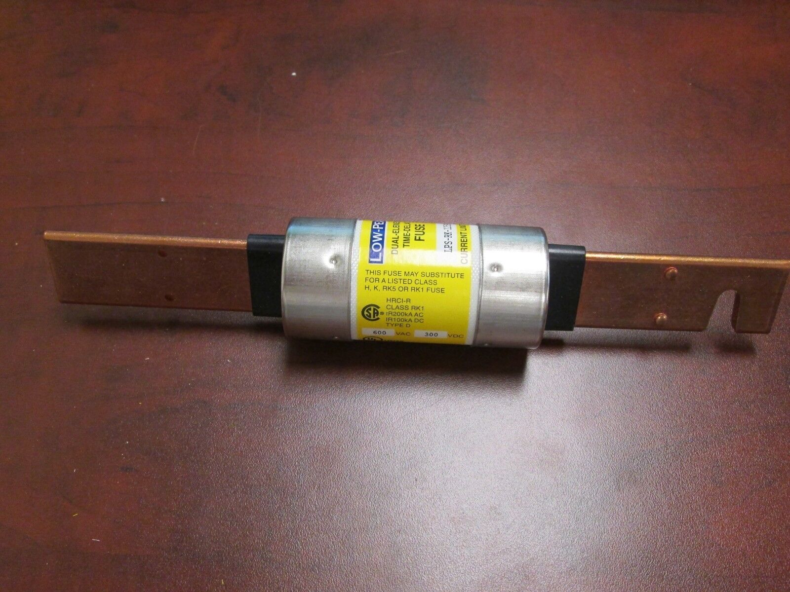 Bussmann Time Delay Fuse LPS-RK-125SP 125A 600V New Surplus