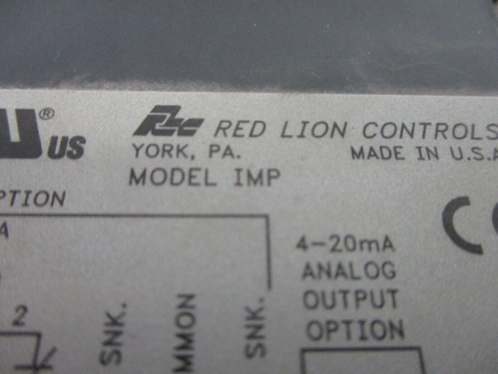 Red Lion Controls Intelligent Process Meter IMP 115/230VAC 50/60Hz 14VA Used