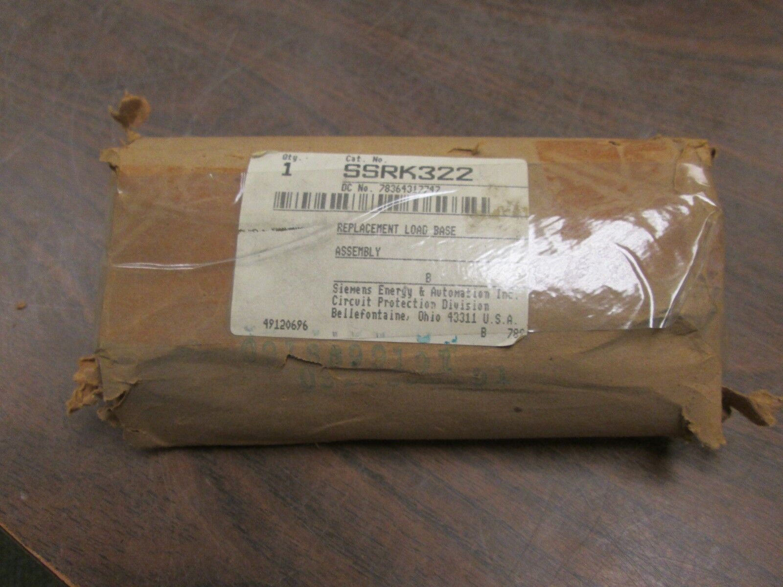 Siemens Load Base Assembly SSRK322 60A 250V New Surplus