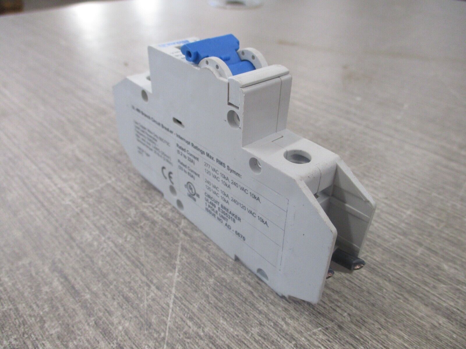 Altech Circuit Breaker D20 277V 20A 1P *Lot of 2* *No Din Rail Mount* Used