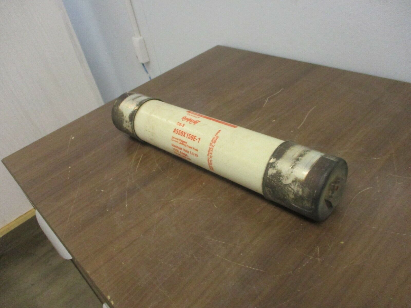 Gould Shawmut Amp-Trap CS-3 Fuse A550X150E-1 150E 5.5kV Used