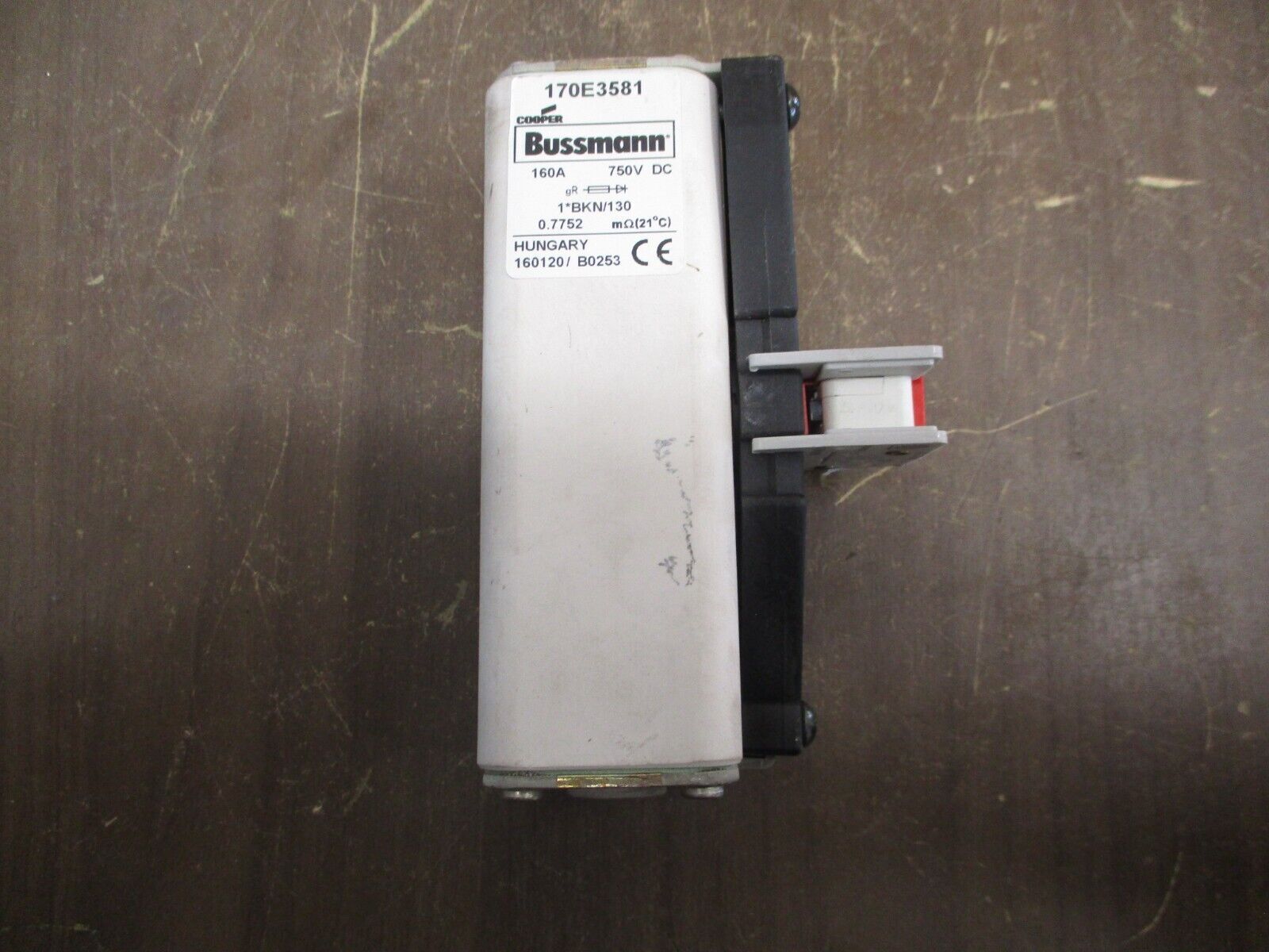 Cooper Bussmann Fuse 170E3581 160A 750V Used