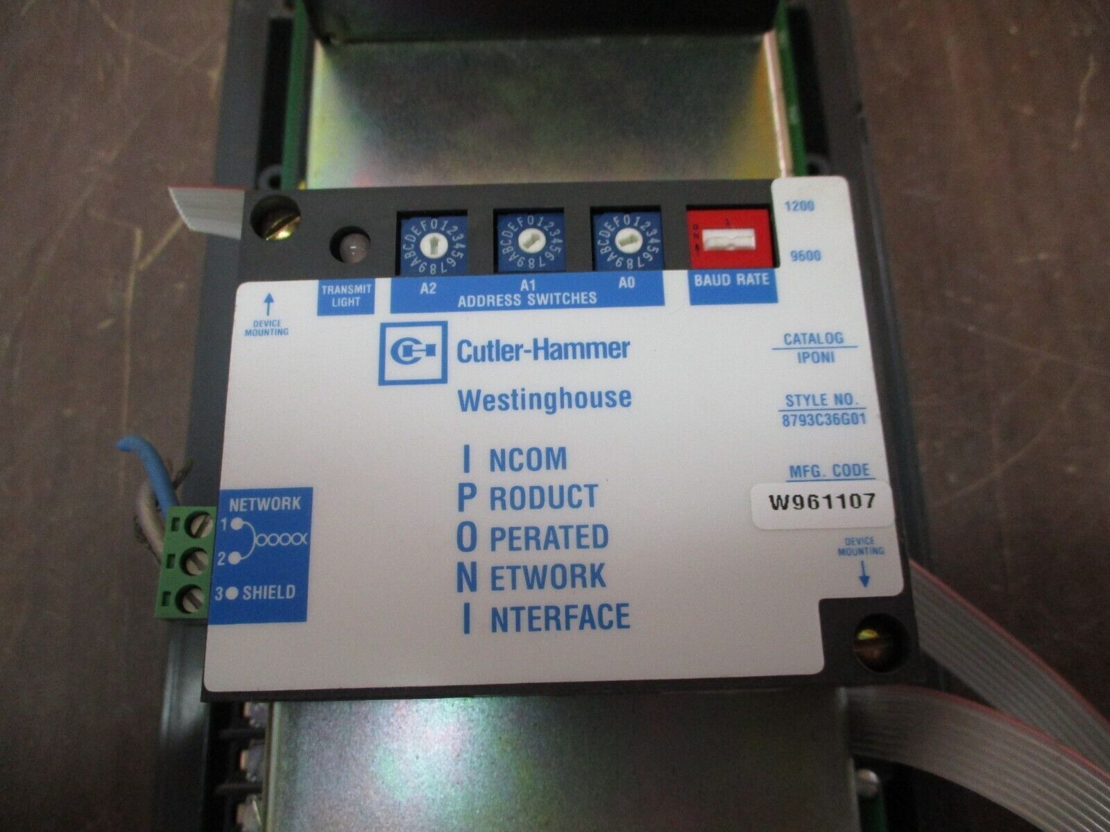 Westinghouse IQ Data Plus II 2D78522G02 w/ IPONI Module w/ 5281C55G01 Module