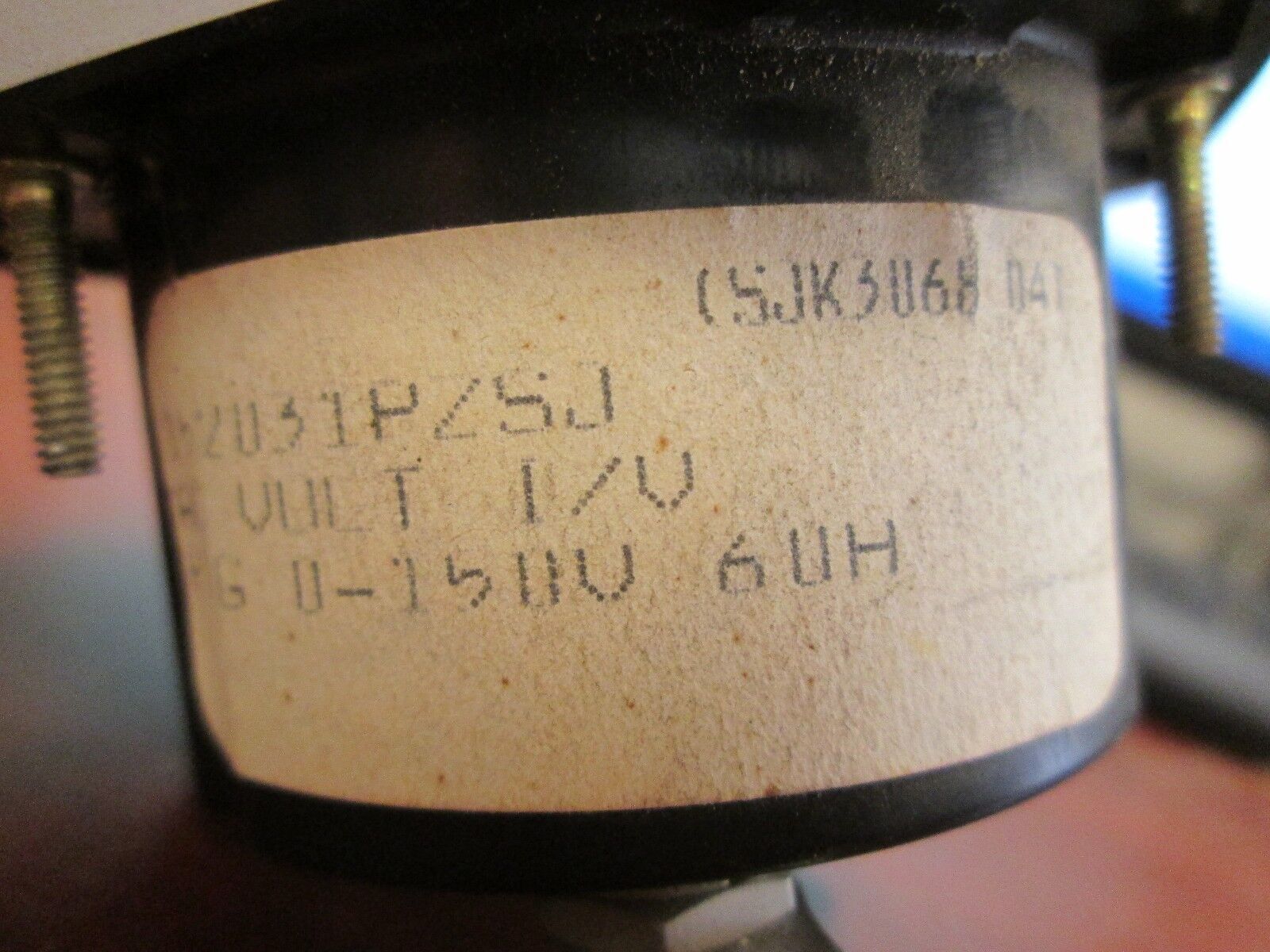 GE AC Volt Meter, 152031PZSJ, 0-150V Range, Used