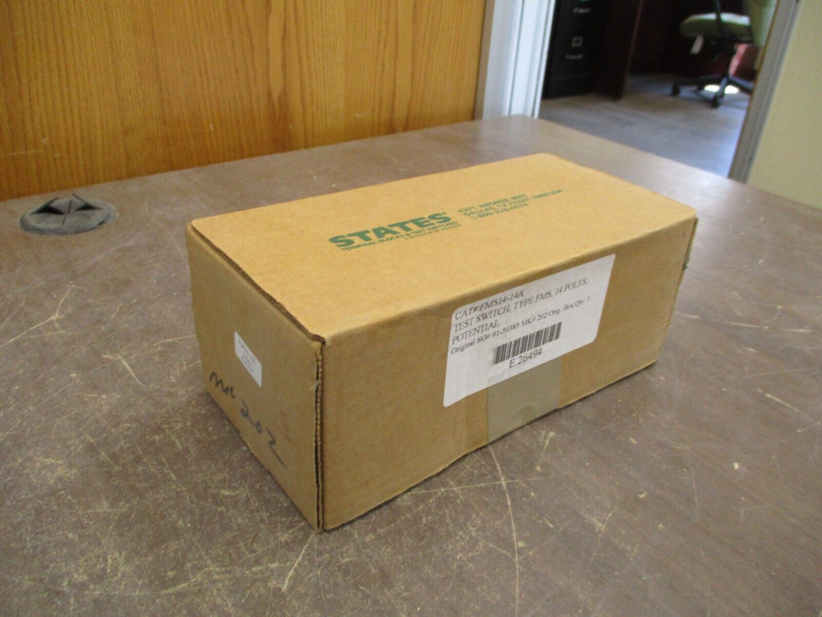States Products Test Switch FMS14-14A New Surplus