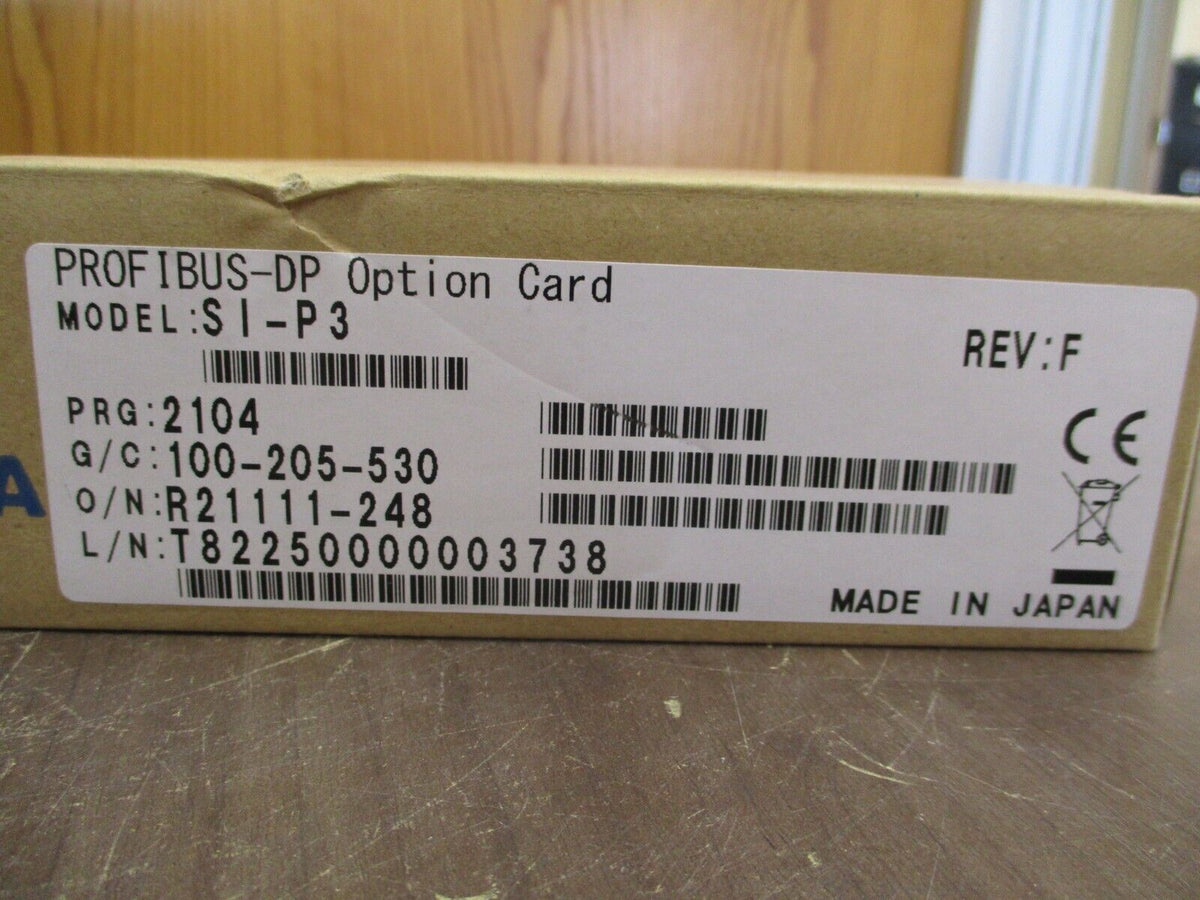 Yaskawa PROFIBUS-DP Option Card SI-P3 Rev. F New Surplus