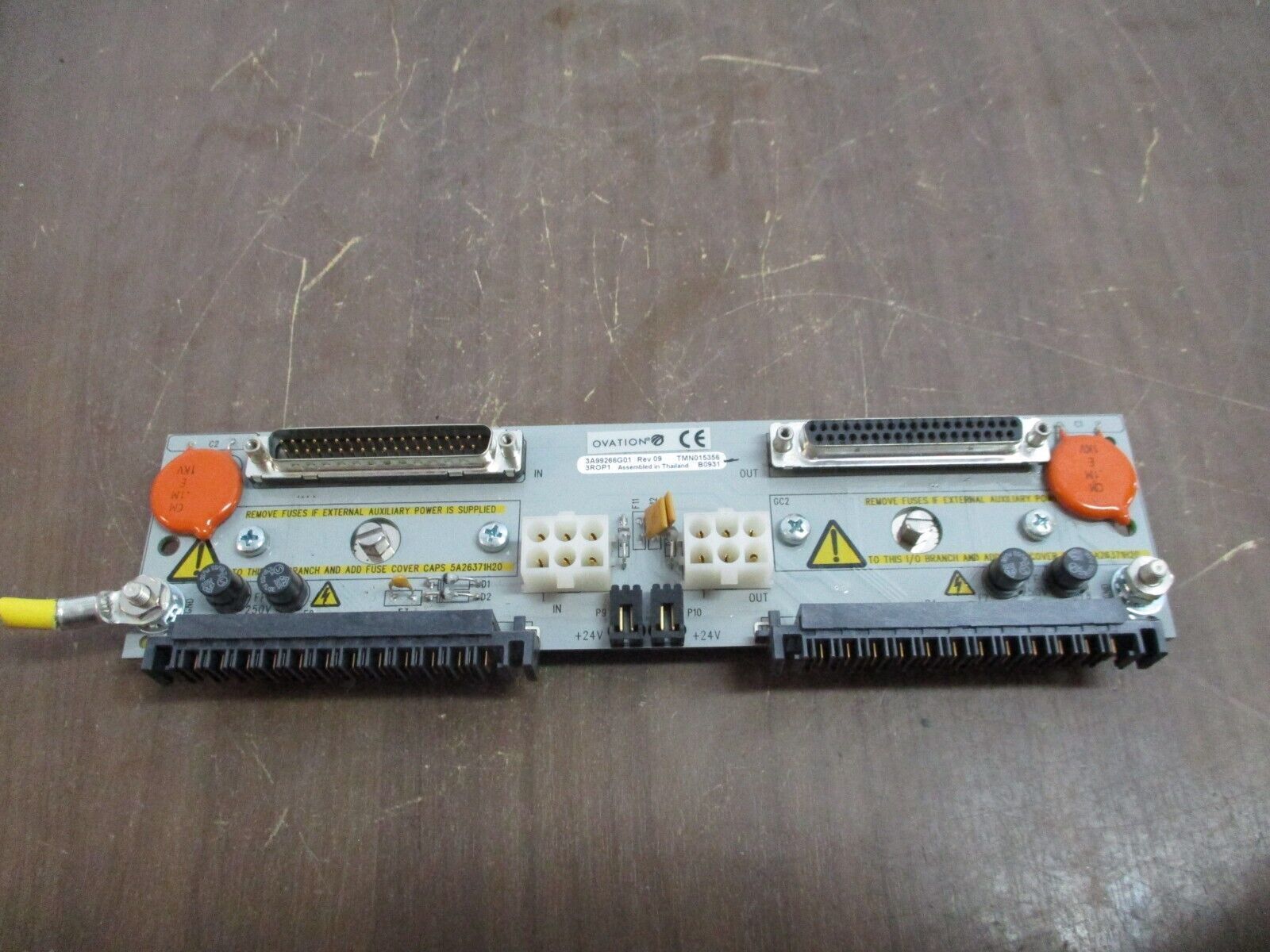 Emerson Ovation I/O Transition Panel 3A99266G01 Rev. 09 Used