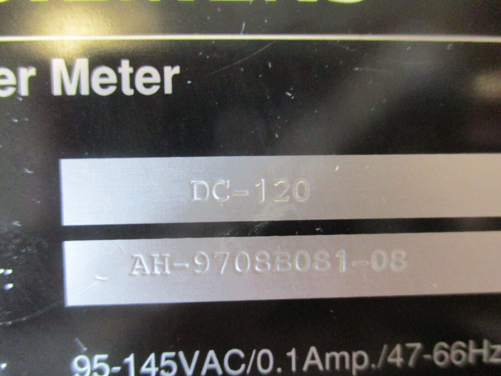 Siemens 4300 Power Meter & Display Module DC-120 4300 *No Cable* Used