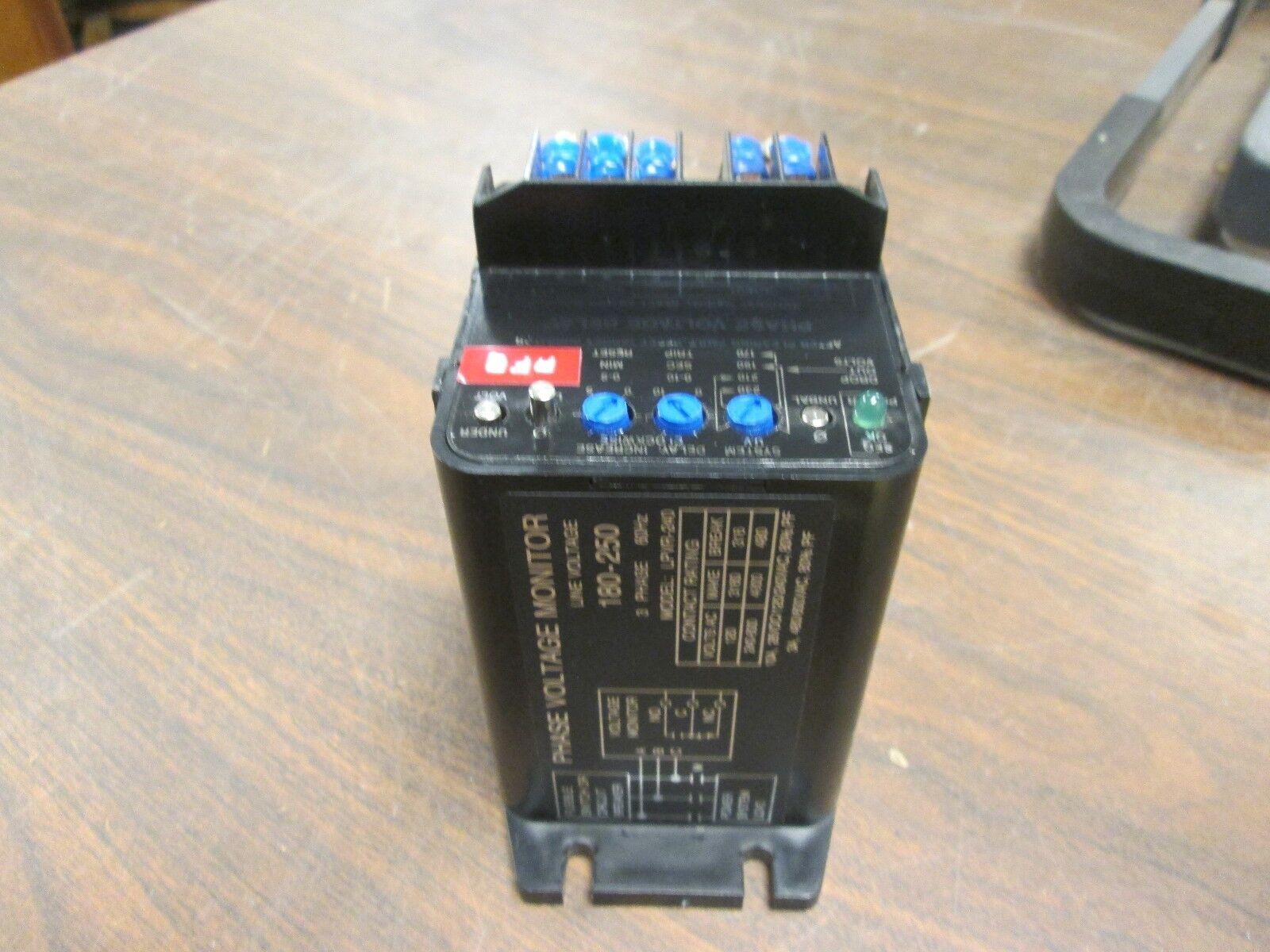 Kele Phase Voltage Monitor LPVR-240 Line: 180-250V 3Ph 60Hz Used