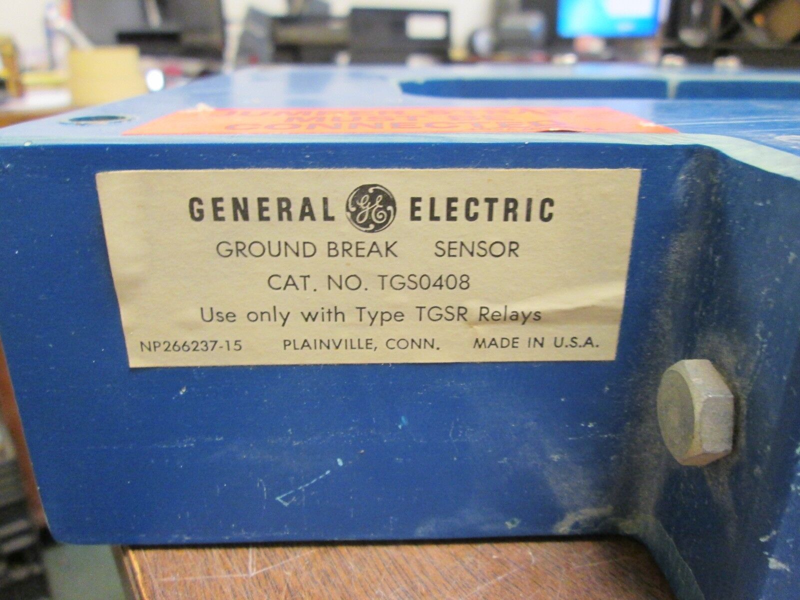 GE Ground Break Current Sensor TGS0408 Use w/ Type TGSR Relays Used