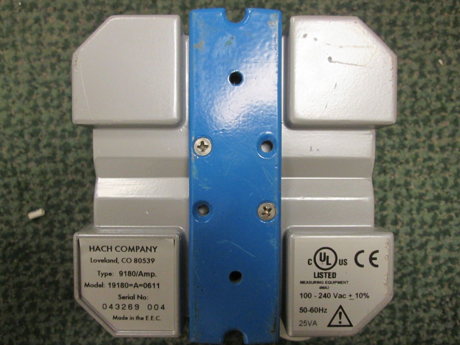 Hach Control Module 19180=A=0611 25VA 100-240VAC 50/60Hz Used