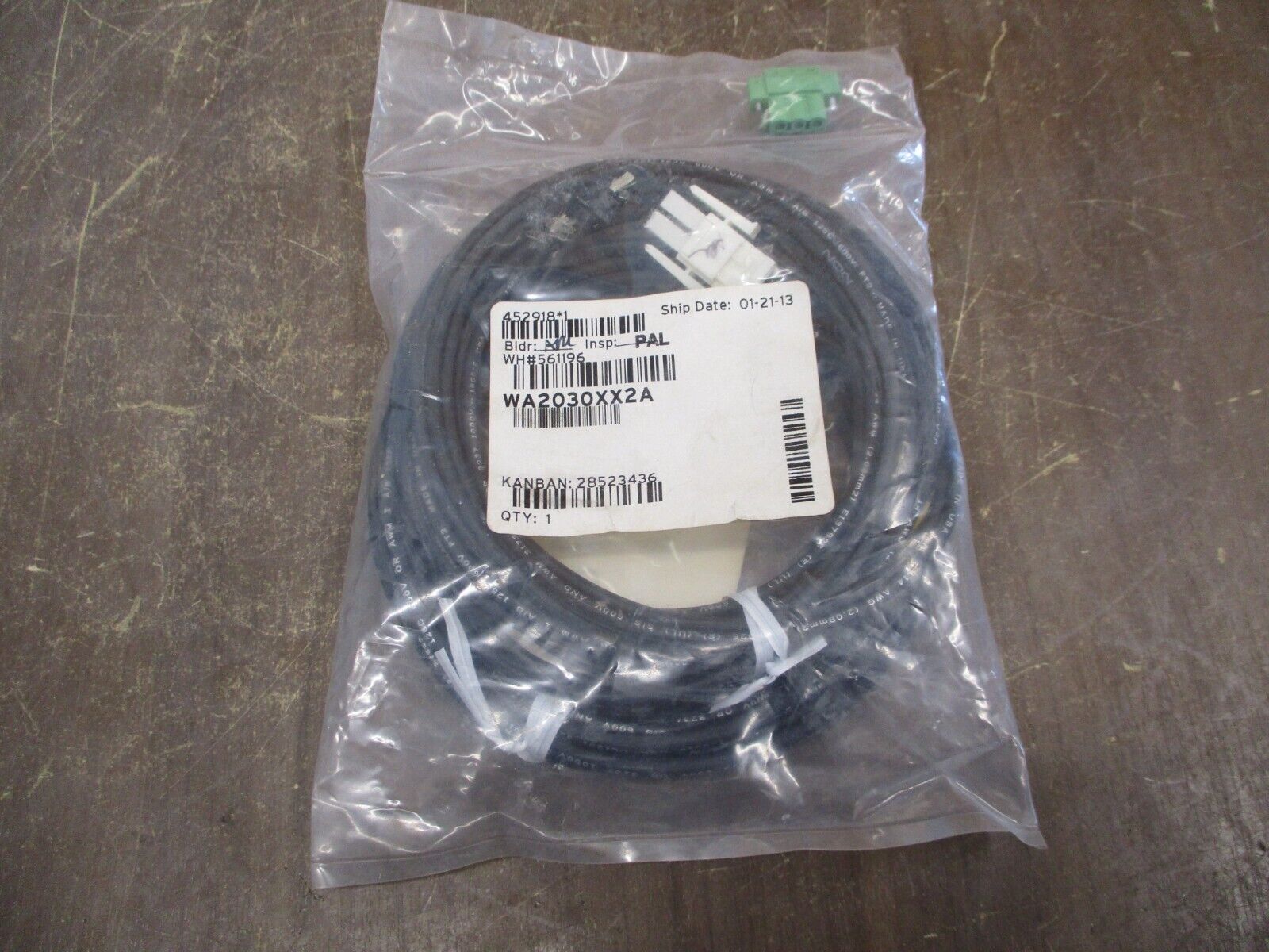 SEL Cable WA2030XX2A New Surplus