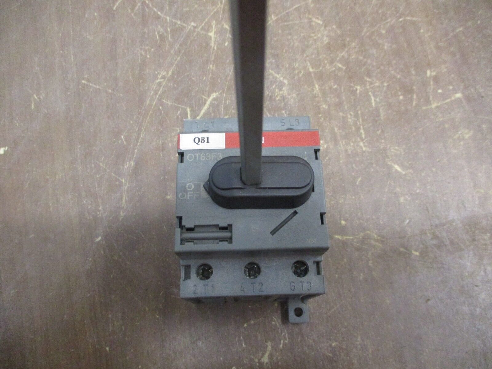 ABB Disconnect Switch OT63F3 60A 600V *No Handle* Used