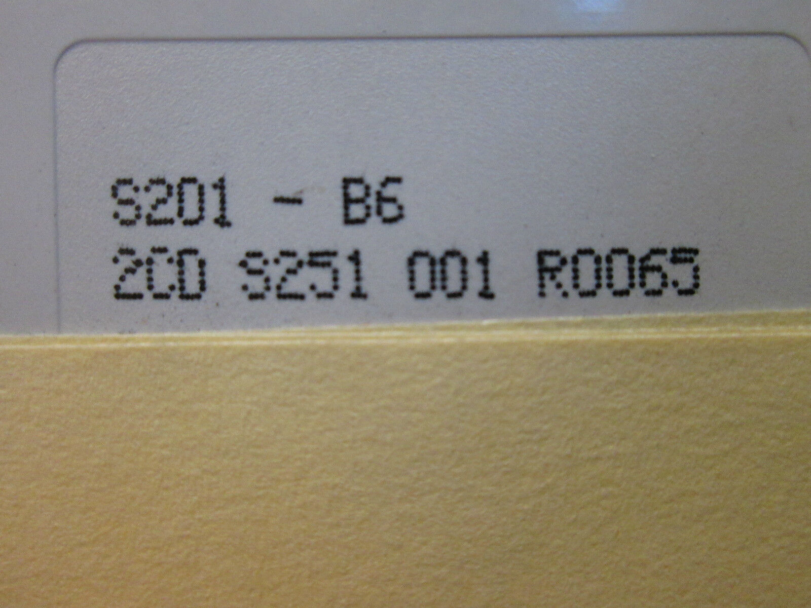 ABB Circuit Breaker S 201 6A 230/400V 1P *Lot of 4* Used