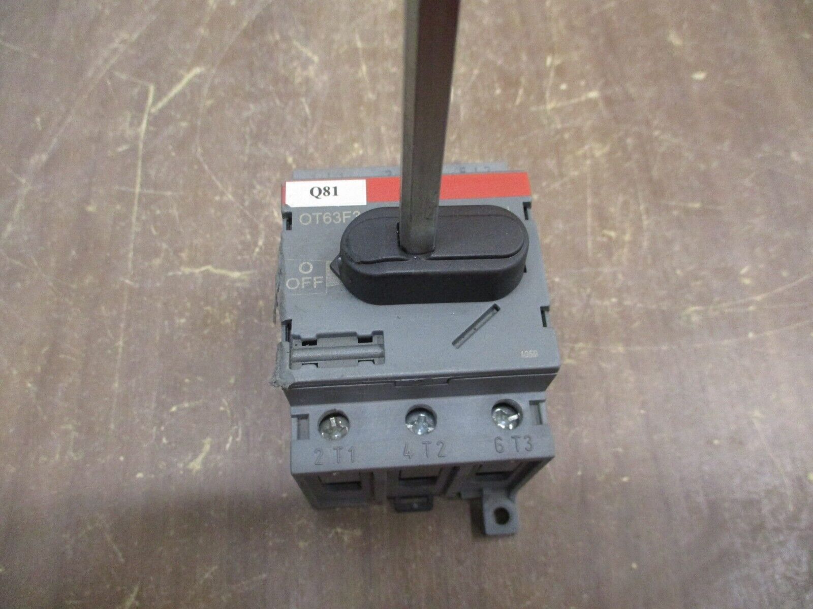 ABB Disconnect Switch OT63F3 60A 600V *No Handle* Used