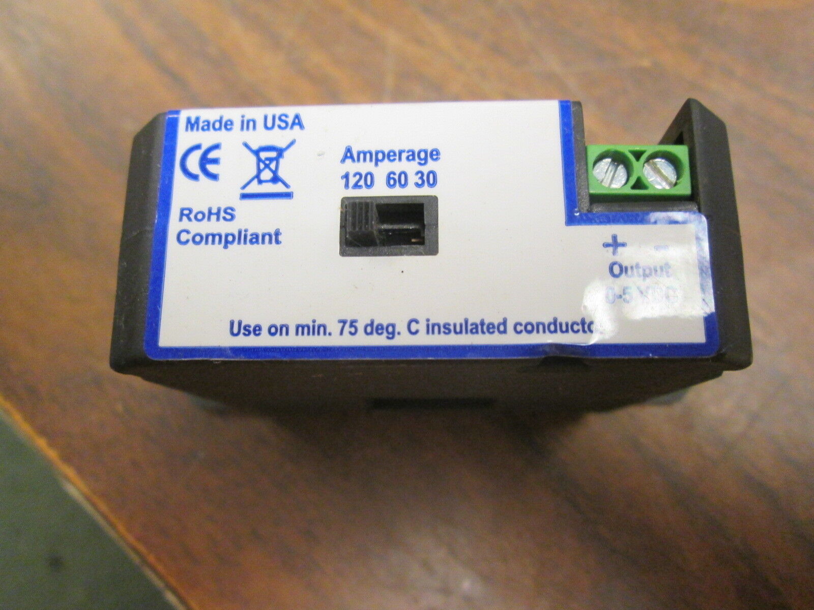 Setra Analog Current Transducer CTCGV05NN 30-120A Output: 0-5VDC Used