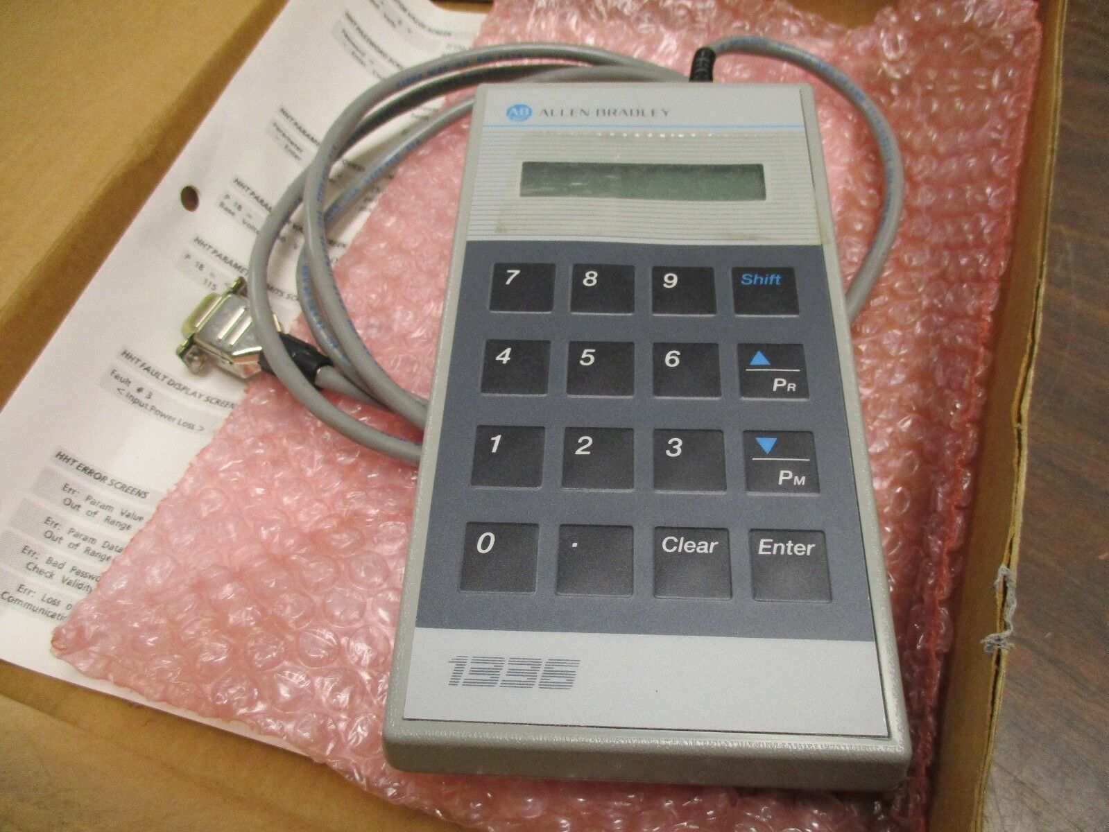 Allen-Bradley Programming Terminal 1336-MOD-E1 12VDC 0.150A New Surplus