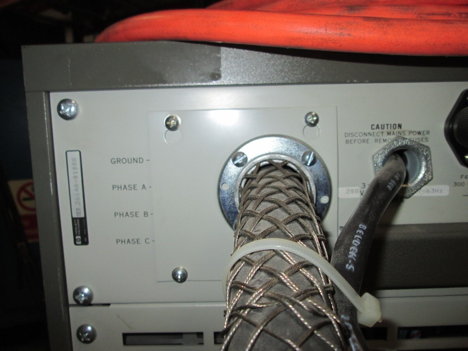 HP DC Power Supply Ser. 2614A-01008 20KVA 208VAC 3ph Used