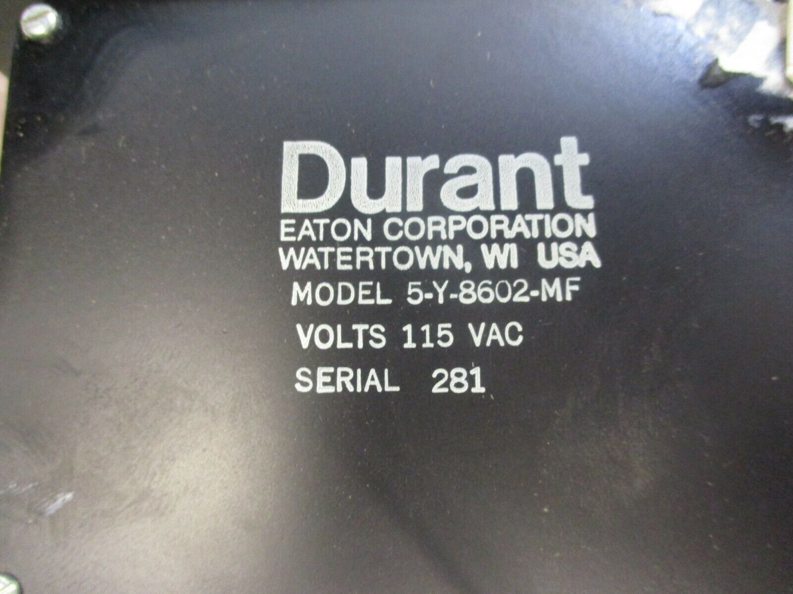 Durant Counter 40223-403 Model: 5-Y-8602-MF 115V New Surplus