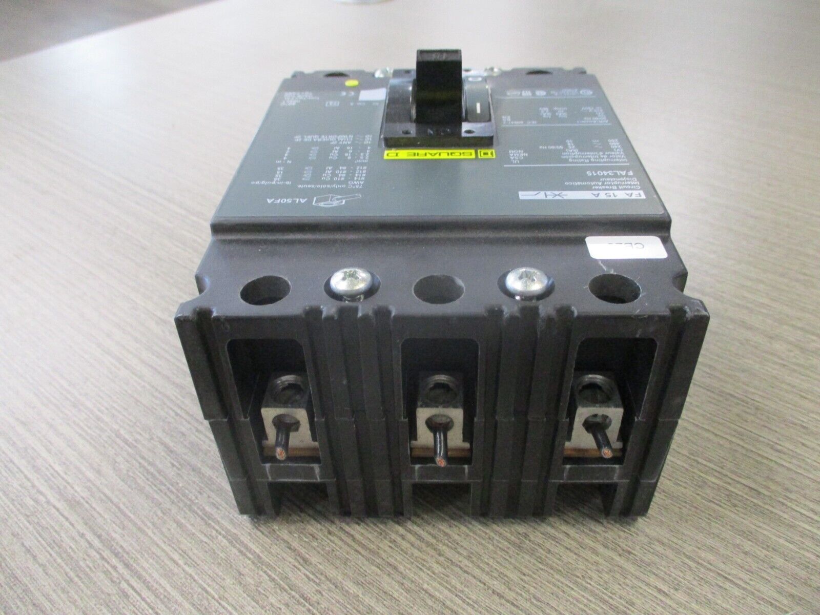 Square D Circuit Breaker FAL34015 15 A 480 V 3P Used.