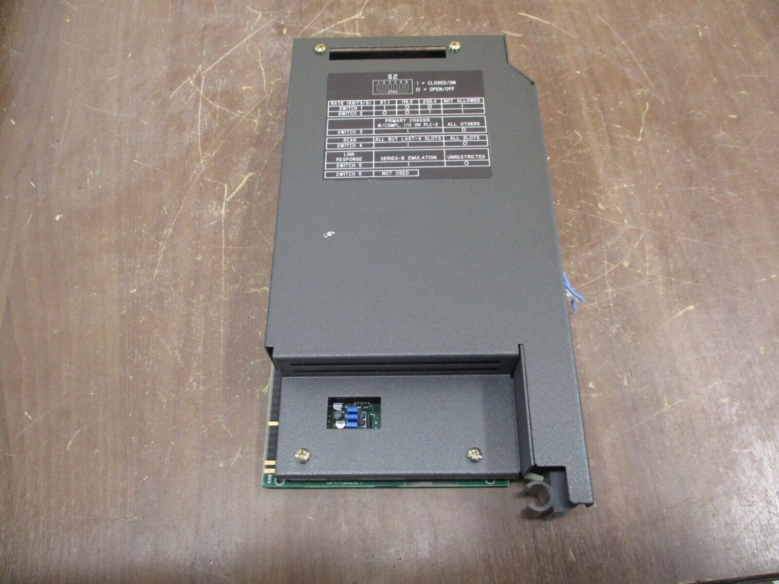 Allen-Bradley Remote I/O Adapter Module 1771-ASB D Ser. D F/W Rev. G Used