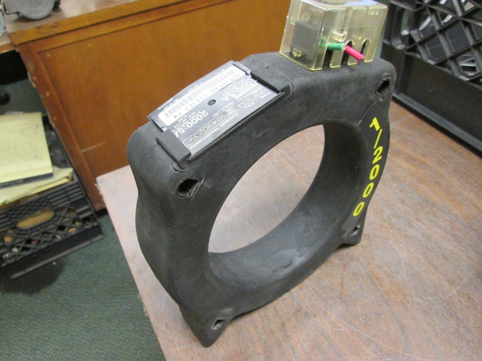 Schlumberger Type R6L Current Transformer 92356-034 10KV BIL 60Hz Used