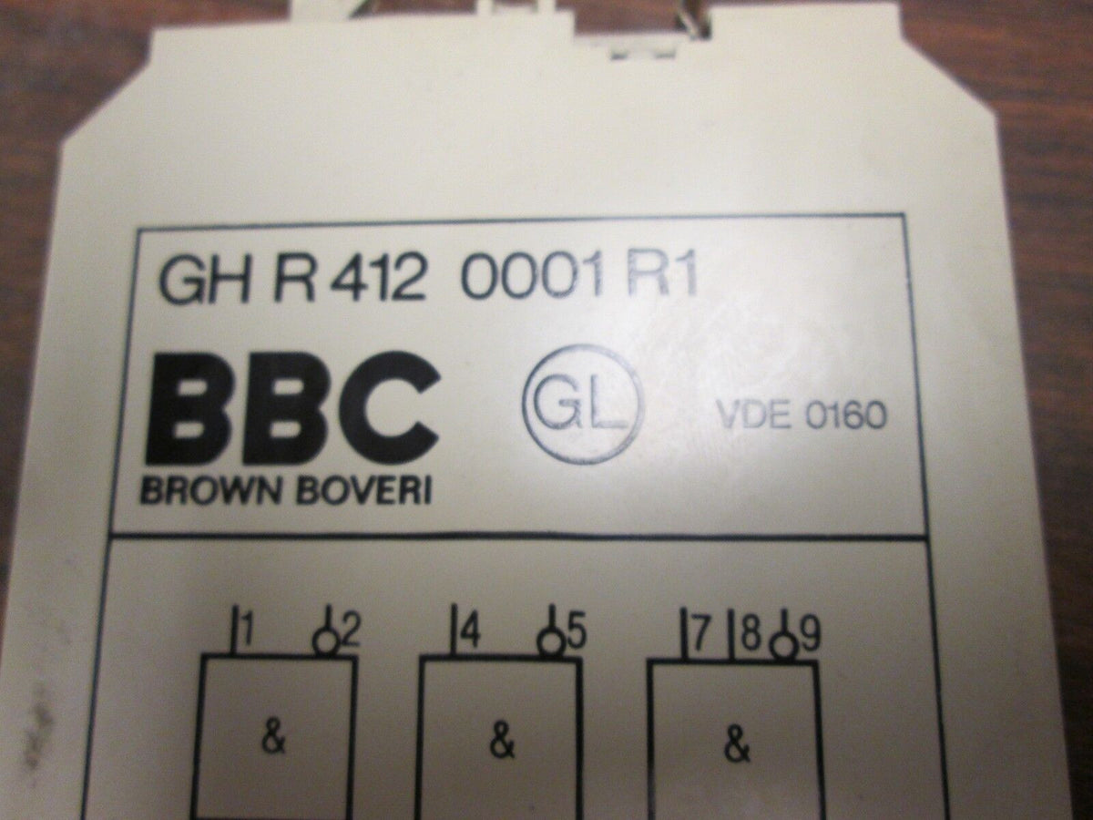 BBC Logic and Gate Unit GH-R-412-0001-R1 3 Function Used