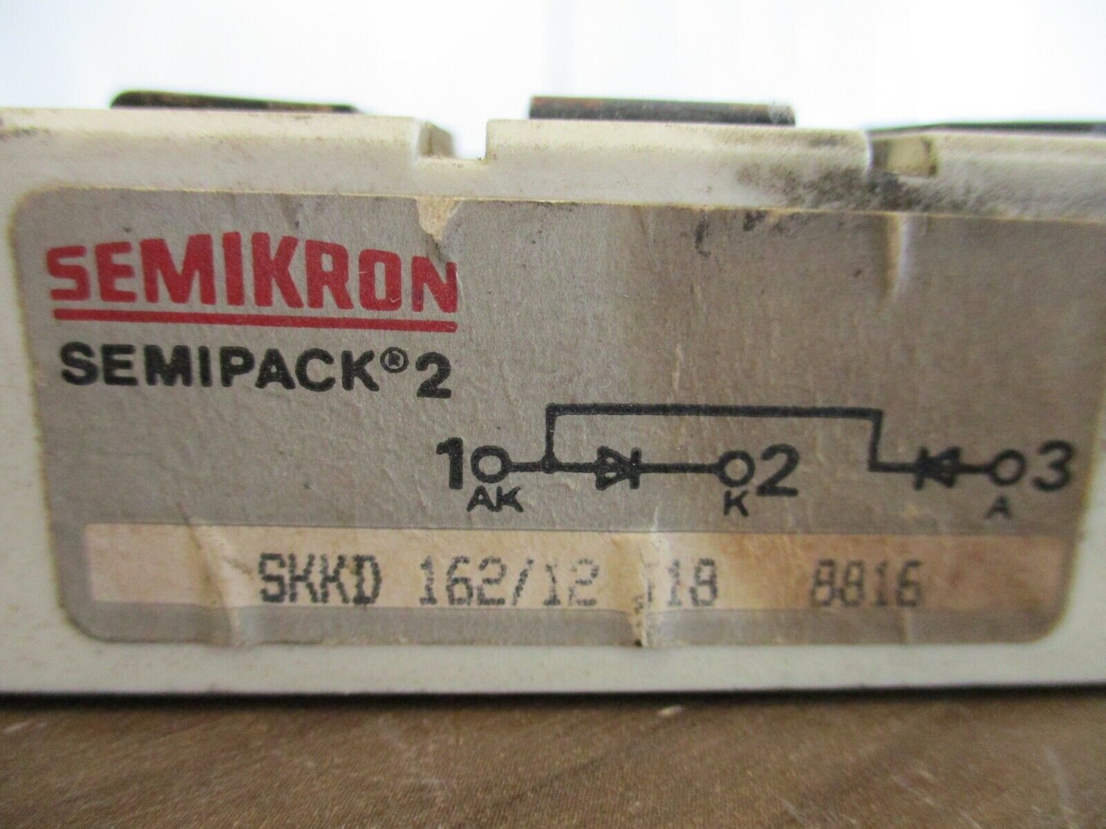 Semikron Semipack 2 Power Module SKKD 162/12 T18 8816 Used