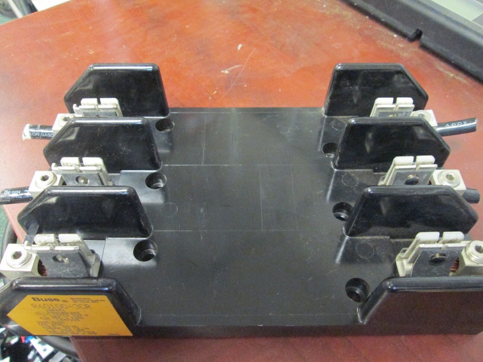 Bussmann Fuse Holder R60100-3CR 100A 600V 3P Used