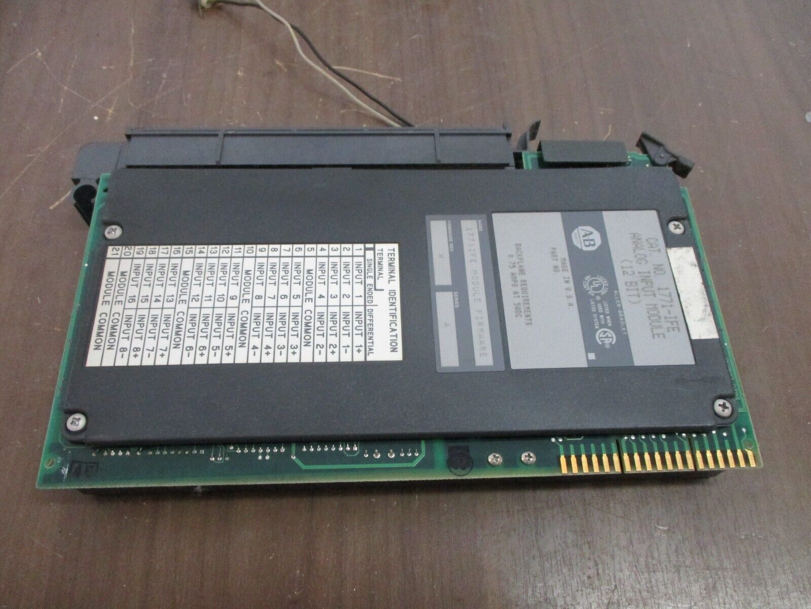 Allen-Bradley 12-Bit Analog Input Module 1771-IFE Used