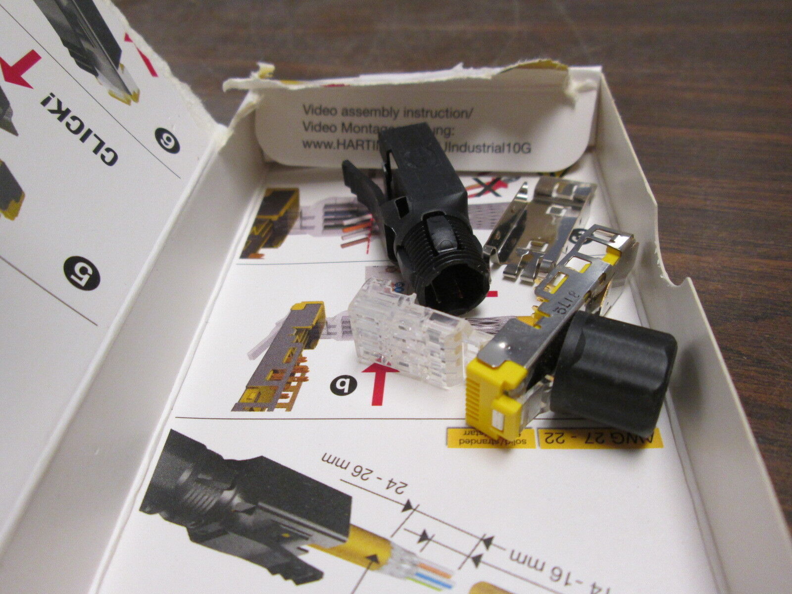 Harting Field-Installable RJ45 Plug 09451511560 New Surplus