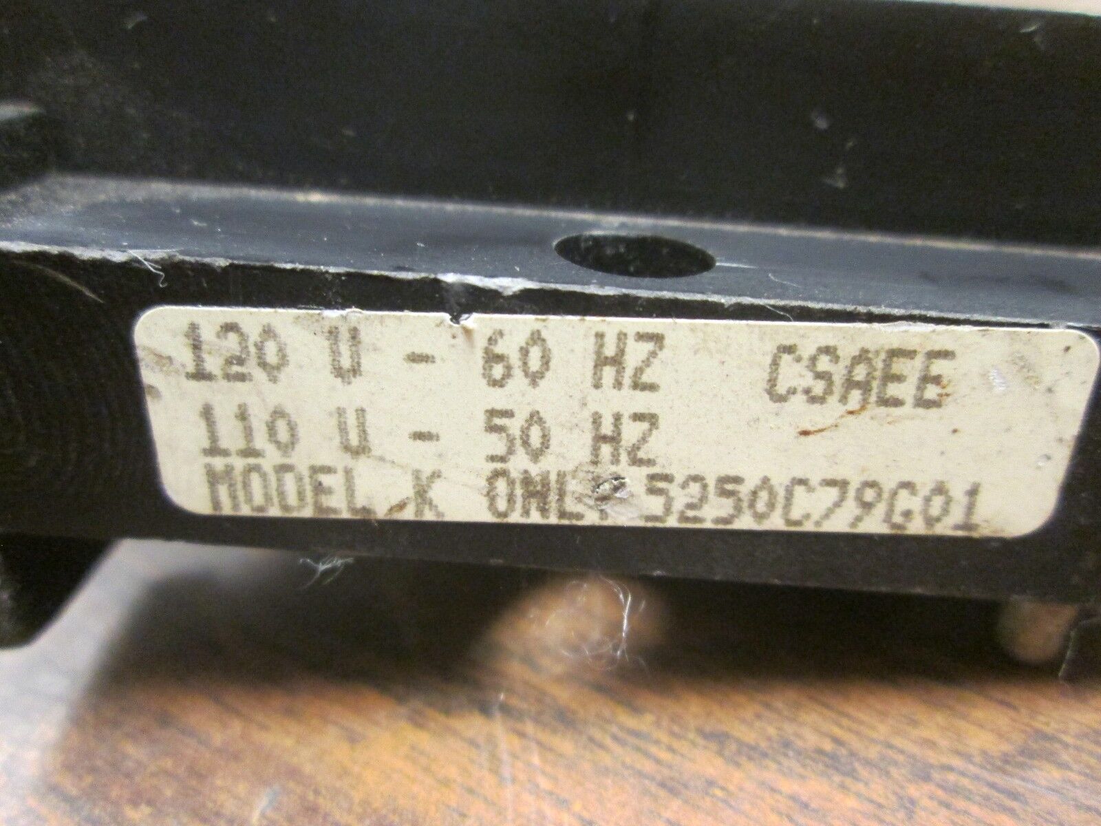 Cutler-Hammer Magnetic Coil 5250C79G01 120V@60Hz 110V@50Hz Used