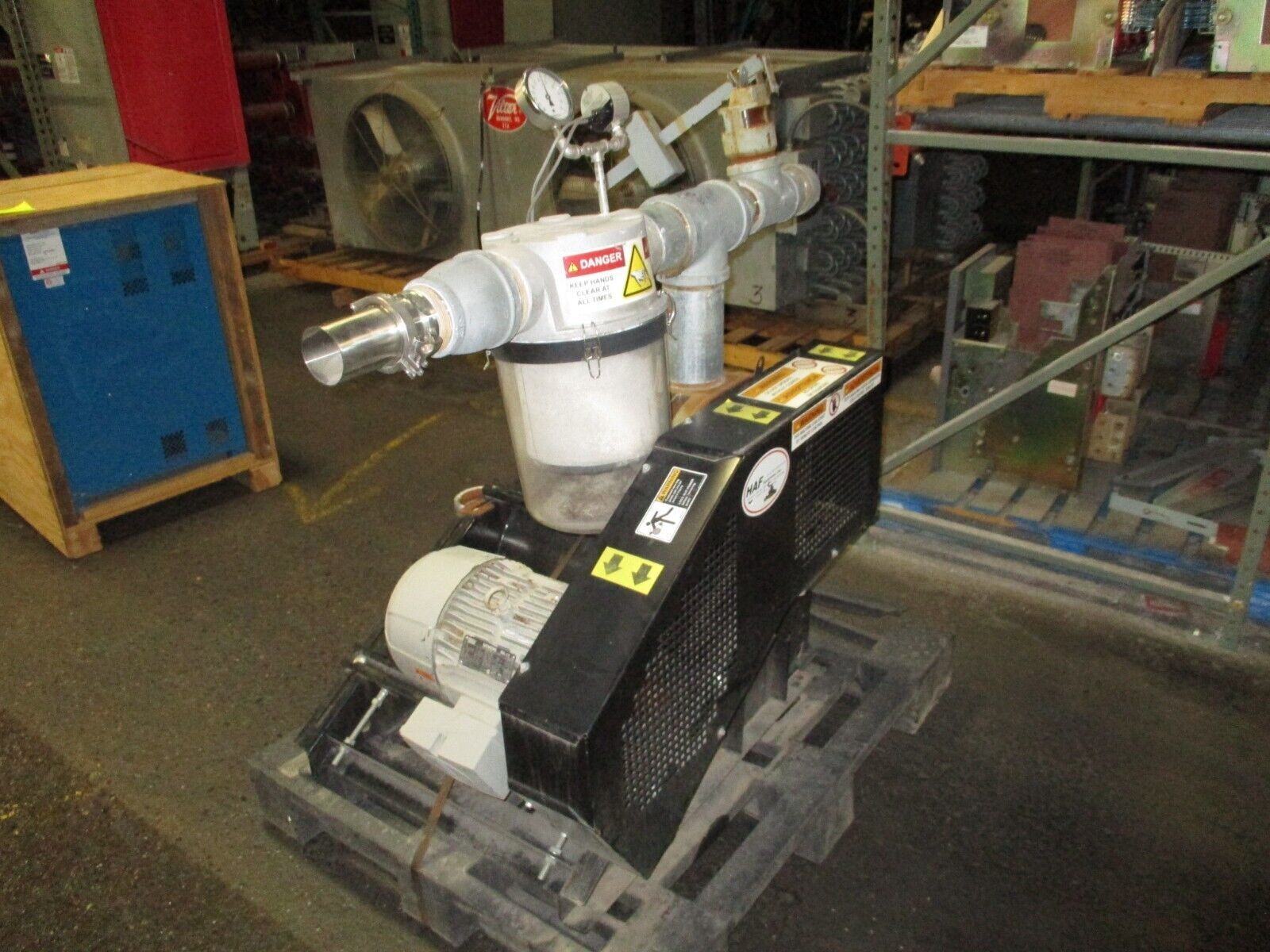 Gardner Denver Sutorbilt GAEMCRA Blower Package 5MR 2850 RPM Max 10HP 3Ph Used