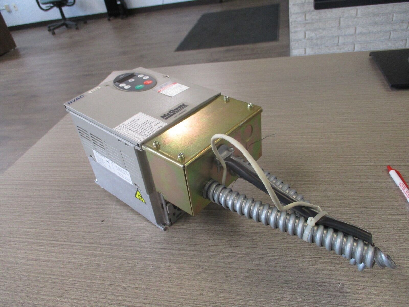 Telemecanique Altivar 21 AC Drive ATV21HU40N4 5HP. Used.